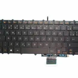 Laptop-tangentbord för LG 17Z95N 17Z95N-G.AAS9U1 17Z95N-G.AA78B BRAZIL BR Black No Frame med bakgrundsbelyst