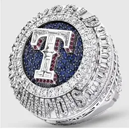 L'ultima copertura a rotazione a rotazione del design con anello da campionato di baseball.Ranger Ring 240507