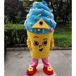 2024 Halloween icecream Mascot Costume Suit halloween Party Game Dress Outfit Performance Activity Sales Promotion Adult Size