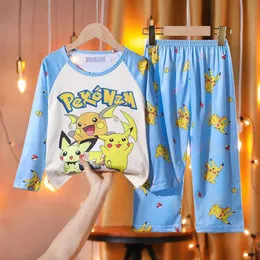 Pyjamas Pocket Monster Childrens Pyjamas Boys and Girls Fashion Clothing Girls Clothing Pyjamas Unisex Barnkläder Setl2405