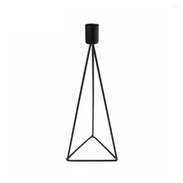 Candle Holders Event Nordic Iron Festival European Church Restaurant Wedding Holder Home Decor Geometric Triangle Romantic Ornament