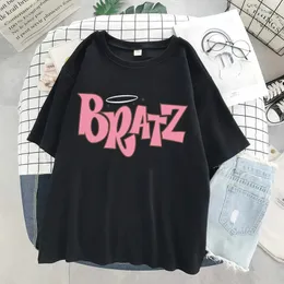 T-shirt estetyczny Y2K Kobiety harajuku bratz literowa koszulka dla kobiet topy moda krótkie gotyckie gotyckie koszulka 240417