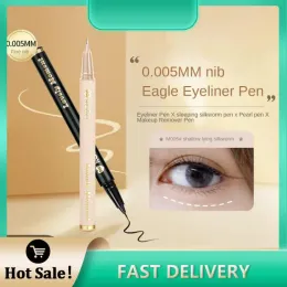 Eyeliner 7 Kolory Ultrafine płynny eyeliner makijaż wodoodporności Szybkie suszenie gładkie leżące jedwabnik oko