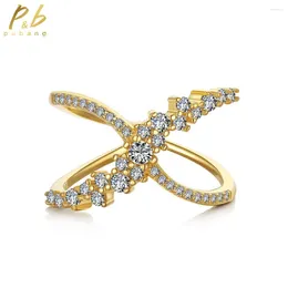 Кластерные кольца Pubang для женщин -юбилейных подарков