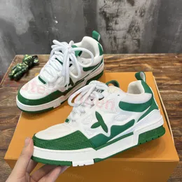 Paten Ayakkabı SK8 Sneakers Tasarımcı Eğitmenleri Sneaker Kadın Erkekler Rahat Ayakkabı Deri Çiçek Runing Runner Shoe Outtor Moda Klasik Boyut 35-45