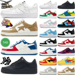 Lässige Schuhe Staly Designer Sta Panda Casual Schuhe SK8 Männer Frauen Plattform Sneaker Schwarz Patent Blau Orange Grün weiße Pastell rosa rot gelbe Trainer Sport Scarpes Sport Scarpes