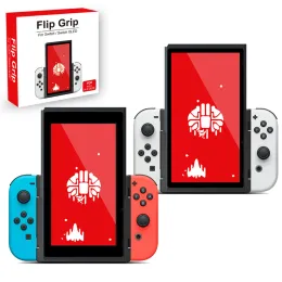 Racks Portrait Mode Flip Grip Handheld -tillbehör för Nintendo Switch Vertical Mode Orientering fungerar med OLED