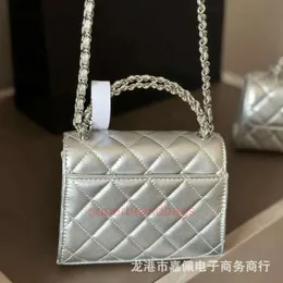 designer bag channelism celinism miuimiui 23 Fashion Texture Handheld Waste Bag Women Popular Crowd Design Silver Luxury