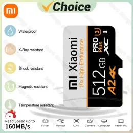 Stick Xiaomi Ultra Micro TF SD 128GB 32GB 64GB 256GB 512GB A1 Yüksek Hızlı SD Kart SD TF Flash Kart Bellek Kartı Sınıfı 10 Telefon için