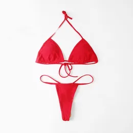 بدلة السباحة البيكيني المثيرة للنساء للنساء فاخر رسائل العلامة التجارية مثلث مصمم ملابس السباحة بدلة الاستحمام بدلات الاستحمام