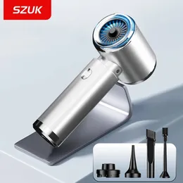 Szuk Car Vacuum Cleaner 90000PA強力なワイヤレスハンドヘルドクリーニングマシンポータブルホームおよびオフィス240420