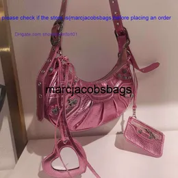 Balencig 가방 디자이너 가방 Le Fashion Cagole 오토바이 가방 여성 가죽 핸드백 토트 하트 하트 미러 러브 레터 빈티지 Shinny 크로스 바디 모터 사이클 dsel balencias