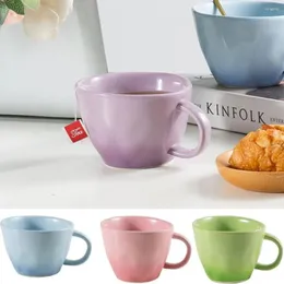 Kubki 330 ml Mug Creative Ceramics Pinkycolor Milk Cup w stylu Instagram Style retro popołudniowe kubki