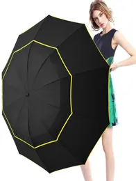 130 cm Women039s Parasol podwójny parasol golfowy Parasol Rain Women Folding Parasol dla mężczyzn Corporation Parasol T2001174785418