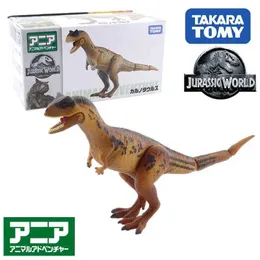 Other Toys TAKARA TOMY Carnotaurus ANIA Jurassic World Simulation Wildlife Dinosaur Model Joint Mobile Toy Birthday GiftL240502