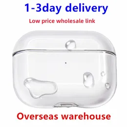 USA Stock For Airpods pro 2 air pods 3 Earphones airpod max Bluetooth Headphone Accessories Solid Silicone Cute Protective Cover 2nd generation Case wholesale