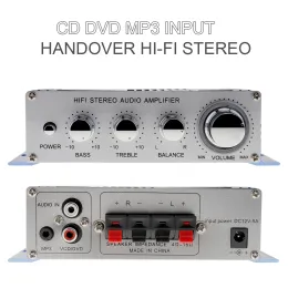 Amplificador DC12V 5A 85dB Hamas Hifi HiFi Cartão de estéreo de estéreo CD / DVD / MP3 Entrada para motocicleta / Home