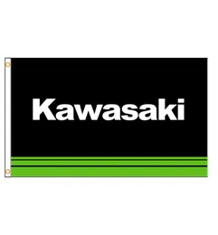 3x5fts Japan Kawasaki Motorcycle Racing Flag for Car Garage Decoration Banner8043501