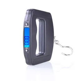 50Kg 10g Fish Hook Hanging SPortable Digital Hand Held Cale Electronic Weighting Luggage Scale LED Display Balance
