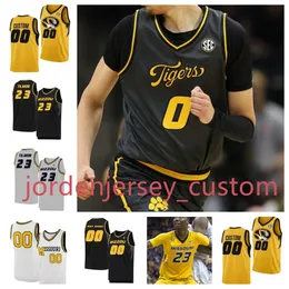 Isiaih Mosley Michael Porter Jr. 2024 Missouri Tigers Basketball Stitched Jerseys Mohamed Diarra Kaleb Brown 2 Tre Gomillion DeAndre Gholston D'Oi Hodge 5 J.Clarkson