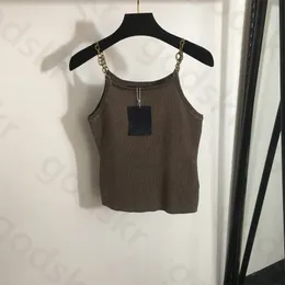 Summer Metal Chain Camisole Womens Fashion Sexy Thin Slim Crop Tops Sticked Sleeveless Tank Tops