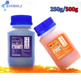 Proofing 250/500g återanvändbar kiseldioxidgelpärlor fuktabsorberpärlor färgade kiseldioxid gel packar torkmedel avfuktare fuktproof