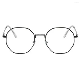 Okulary przeciwsłoneczne Elastyczne ramki anty-blaskulne okulary Stylowe niebieskie okulary blokujące z ośmiokątną ramą dla unisex oko BlueLight