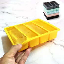 Strumenti facili rilascio di ghiaccio cubetto stampo stampo alimentari a cibo in silicone cubetto quadrato stampo stampo fai -da -te produttore di ghiaccio vassoio cubo