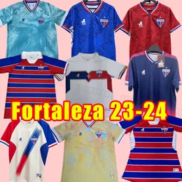 23 24 Fortaleza Copa Libertadores maglie da calcio 2023 2024 # 18 Camisa Masculina La Dorada Maglia da calcio da uomo da donna in casa