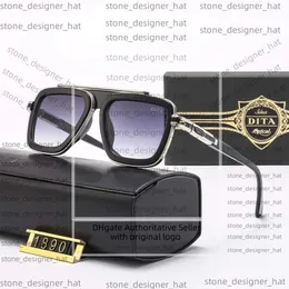 Solglasögon Top Original A DITA Mach Six DTS121 för kvinnor och Mens High Quality Classic Retro Solglasögon Brand Eyeglass Fash med Original Box 55