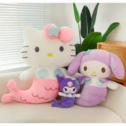 귀여운 메이드 플러드 플러시 장난감 고양이 고양이 인형 소녀 심장 수면 베개 사무실 쿠션 도매 40cm