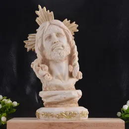 Sculture creative Gesù statue resin Cristo preghiere decorazione decorazioni per ufficio artigianato Candlestick statue cristiana dono religioso