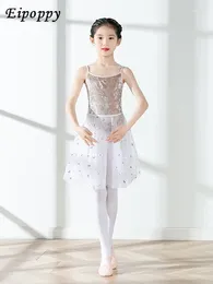 Abbigliamento da ballo per bambini abiti da ballo per bambini estivi un pezzo unico per il corpo in velluto di velluto da balletto