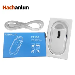 Skannrar handhållna 134,2 kHz 125 kHz Animal RFID Reader Pet Cat Dog Microchip Scanner FDXB Glass Chip USB/Bluetooth Tag Reader med taggar