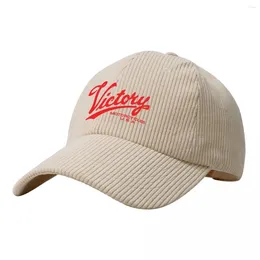 Ball Caps Victory Motorbikes Corduroy Baseball Cap Summer Hat Hat Hard Designer Boy Women's