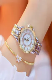 2019 BS Women Watches Brand Luxury Fashion Ladies Casual Orologio Donne Diamond Diamond Geneva Lady Bracciale Orologi per donne V8796549