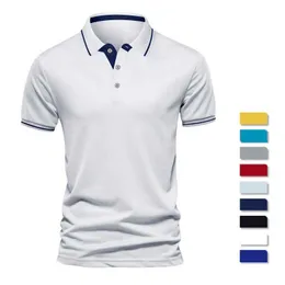 Męskie koszulki 2024 NOWOŚĆ LETNE LETNE STALNE POLO SHIRT MASA MSY MADA T-shirt krótkie rękawowe koszulka męska Spot J240506