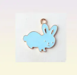 Nyaste 60 st Kawaii Animal Pendant Charms 2324mm guldtonpläterad oljedropp söt örhänge halsband prydnads pendants9538768