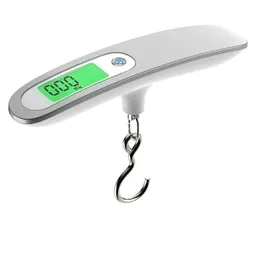 Scale Electronic Backlight Scale Spring Balance Luggage Scale Steelyard Suitcase Travel Hanging Steelyard Hook Scale 50kg/110lb