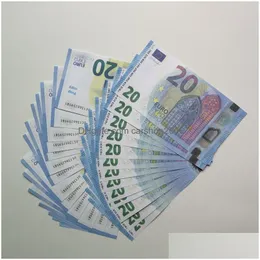 Inne świąteczne dostawy imprez 3 Pack Fake Money Banknot 5 10 20 50 100 200 200 Dollar Euro Realistyczne bary zabawek Film waluta F Dh6KJ