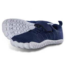 ZZFABER SAPATOS BALEFOOT CRIANÇAS Tênis flexíveis Sapatos casuais macios para meninos meninos Mesh de malha respirável Praia Aqua Sapatos planos 240506