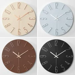 Clocks 12 Inch Wall Clock Silent Non Ticking,Modern Style Decor Clock for Home,Office,School,Kitchen,Bedroom,Living Room(Many Colors)