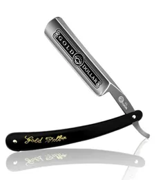 Shaving Ready Cut Throat Straight Razors Gold Dollar 66 Classic Manual Barber Razor Folding Knife Stainless Steel Trimmer Men Old 6072960