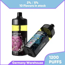 E Zigaretten -Einweg -Vape Puffs entsteuerbar 12000 Einweg 12k Puff 2% 3% 5% vs. Kristall Vapes