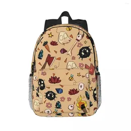 배낭은 굶주림 패턴 장식 추상 예술 패션 배낭 십대 책가방 학생 학교 가방 여행 배낭 어깨 가방