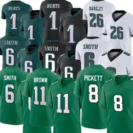 8 Кенни Пикетт 26 Saquon Barkley Jerseys Brown Devonta Smith Jalen Hurts Джейсон Келс Брайс Хафф Брайан Докинс Джейк Эллиотт Футбол Джерси Гарднер-Джонсон Хафф