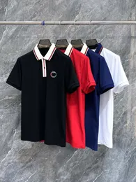 Lüks Marka Erkekler Polo Gömlek Tasarımcısı Erkekler Moda At T-Shirt Sıradan Erkekler Yaz Polo Gömlek İşlemeli High Street Trend