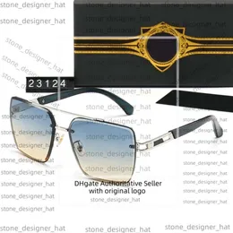 2024 Designer Solglasögon Dita Grand LXN Evo 403 Metal Minimalist Retro Mach Collection Solglasögon Ny design Masonry DB Eyewea Matsuda Eyewear Original Box 57