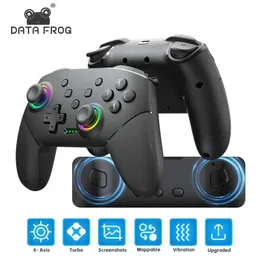 s Daten Frosch Wireless Switch Pro Controller für Switch OLED/Switch Lite Gamepad für PC Joystick mit programmierbarem Switch Controller J240507