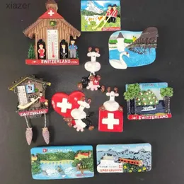 Kühlschrankmagnete 3D -Kältemittel Magnete für die Heimdekoration Europa Luzerne Schweiz Tourismus Landschaft Souvenirs und Tourismus Souvenirs WX
